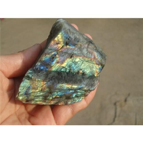 Labradorite 235g Natural Feldspar Flame Spectral Mineral Specimen PT1022