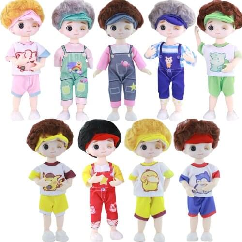 Doll Clothes Sports Style Cute Energetic Suit For 16 Cm Doll &1/6 BJD Doll Accessories,Daily Household Items,Gifts For Kids Toy
