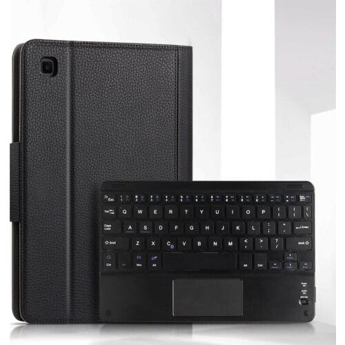 Suitable for Samsung Tab A7 Lite T220/5 Tablet Pc Bluetooth Touch Keyboard Protective Cover Wireless Keyboard Leather Case