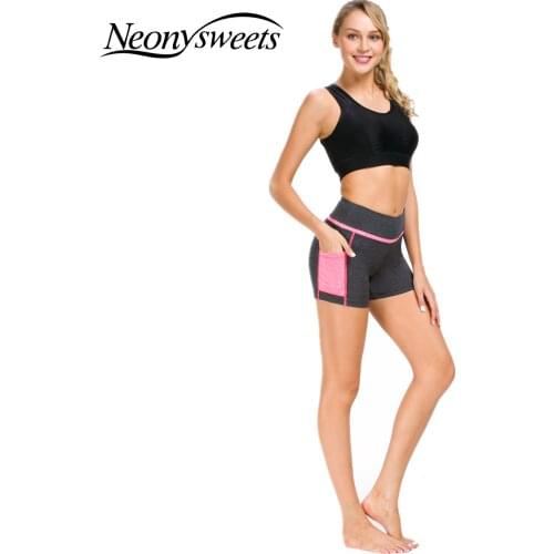Promotional Shorts Sugar Pocket Womens High Waist Tummy Control Workout Legging with Side Pockets Sports Leggings Pants