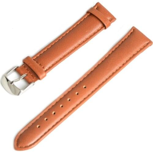 Watch Band Genuine Leather straps 14 16 18mm 20mm 22mm 24mm watch accessories men High Quality Brown color Watchbands