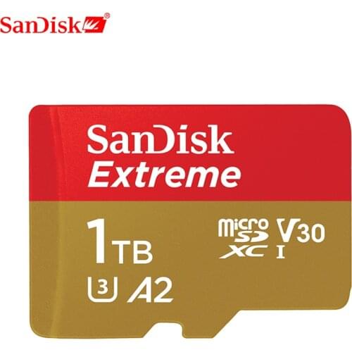 SanDisk Micro SD Card 1TB Read Speed UP to160M/s Memory Card Extreme Micro SD TF Card U3 V30 Support 4K for gopro DJI drone