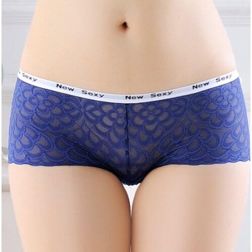 Hollow Lace Flowers Panties Women Sexy Seamless Lingerie Hip Raise Briefs Breathable Sleep Underwear 3328