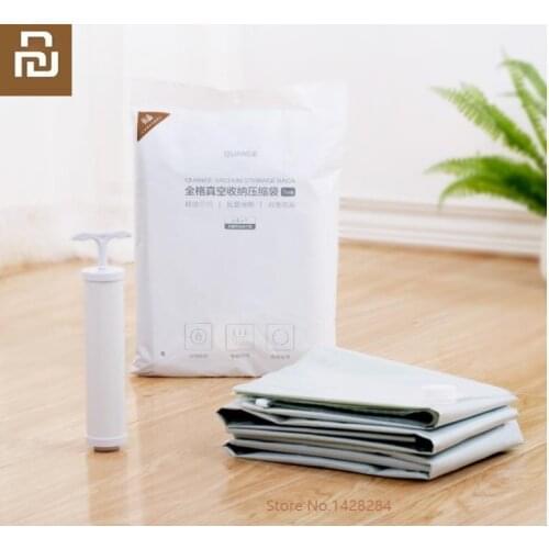 Youpin New Large Capacity Vacuum Bag Package Compressed Organizer for Quilts Clothes PET PA Material Thick and durable Seal Bags