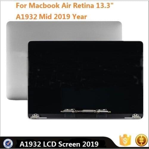Laptop LCD Screen For Macbook Air Retina 13.3" A1932 Mid 2019 Year Display With Glass Full Assembly Replacement Computer Parts