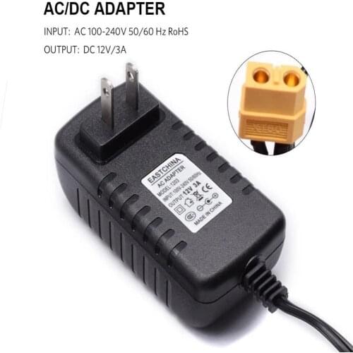 12V 3A AC/DC Lipo Battery Charger Power Supply Adapter XT60 Plug for ISDT STRIX Charger Batteries RC Racing Drone