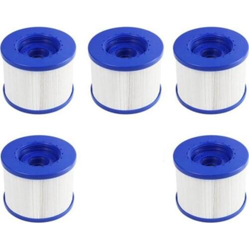 5Pcs Spa Pool Filter Replacement Cartridge for CLUB Wave Spa, Inflatable Winter Swimming Hot Tub Filter Accessories
