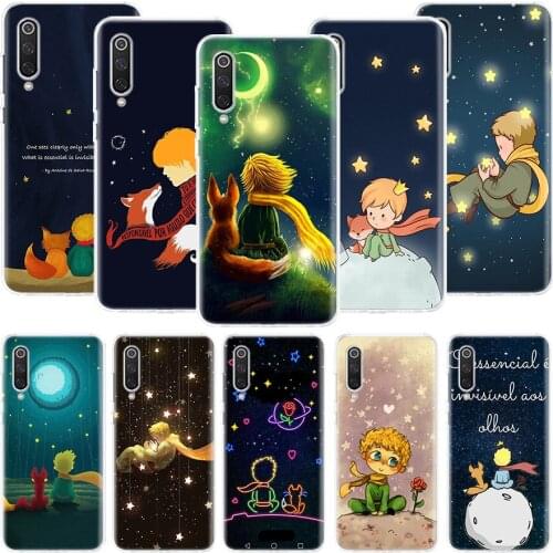 Little Prince Watercolor Art Phone For Xiaomi Redmi Note 10 Pro 9 9S 9A 9C 8 8T Case 7 7A 6 6A 5 5A S2 K20 K30 4X Shell Cover
