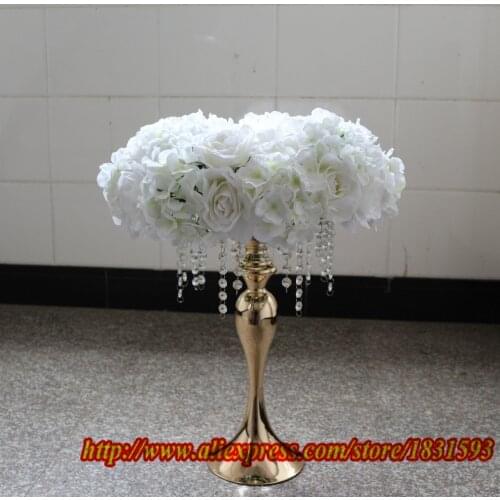 10pcs/lot Wedding table flowers Wedding artificial rose flower wall background decoration Table centerpiece flower ball TONGFENG