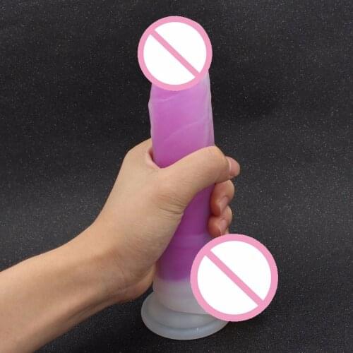 Flexible Huge Dildo Realistic Penis Large Dick Cock Big Dildos with Strong Suction Cup Adult Sex Toys for Woman Couples Sex Shop