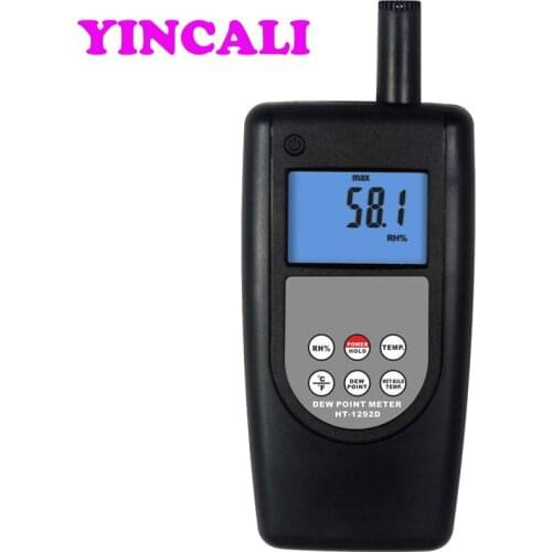 Dew Point Meter HT-1292D Wide Measuring Range Multifunctional Wet Bulb Temperature Humidity Tester Measure Dew Point Temperature