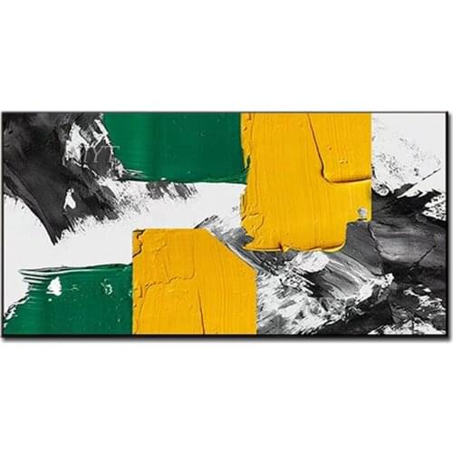 Color Matching Abstract Handpainted Beautiful Oil Painting On Canvas Wall Art Home Decor Picture Modern Unframe 100% Handpainted