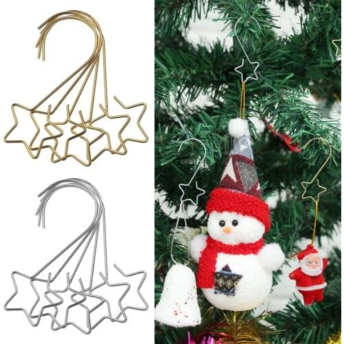 10/20pcs Christmas Bauble Ornament S-shaped Hooks Metal Hanger Mini Stainless Steel Hooks for Hanging Xmas Tree Decoration