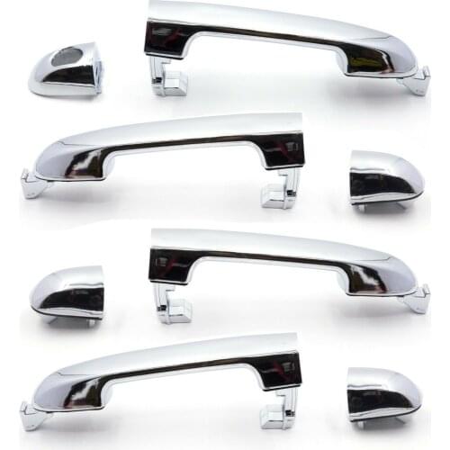 Front Rear Chrome Door Handle Set for Kia Forte, Koup 5DR 2009 2010 2012 2013 OEM 826511M020 826521M020 826521M030