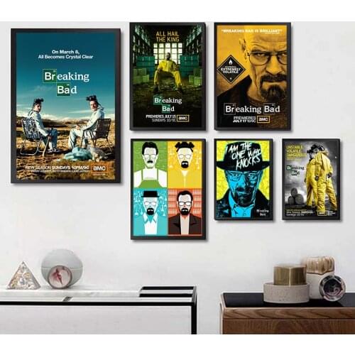 Breaking Bad Posters White Coated Paper Prints Morden Style Home Decoration Childrens decorative paintings