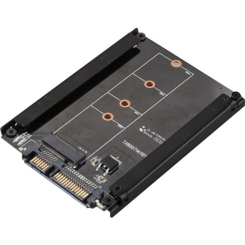 DIEWU M.2 NGFF SSD To 2.5 SATA 22Pin 6Gbps/s Expansion Adapter Card With Enclosure Socket M2 NGFF Adapter