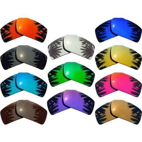 Polarized Mirrored Coating Replacement Lenses for-Oakley Det Cord Frame Multi-Colors