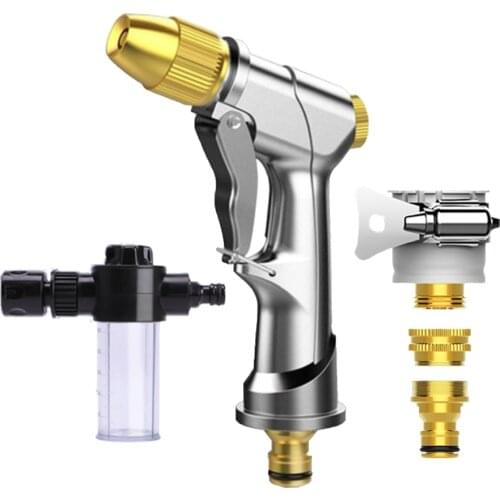 Portable High-pressure Water Gun For Cleaning Car Wash Machine MultifunctionalGarden Watering Nozzle Sprinkler Foam Water Gun