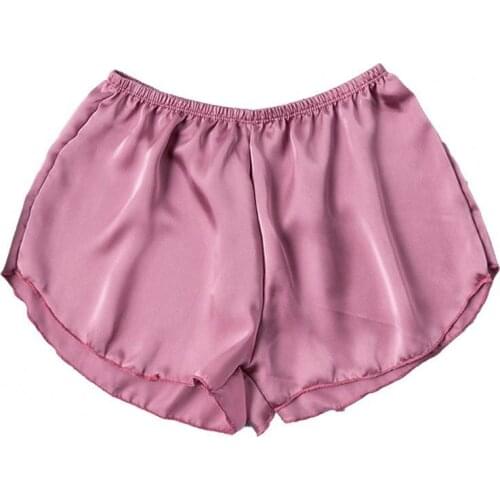 Women Basic Shorts Solid Color Anti-exposure Women Mid Rise Loose Shorts Running Safety Short Pants