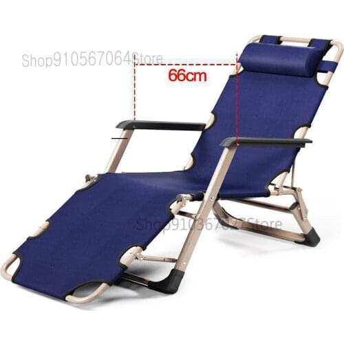 Reclining Chair Folding Lunch Break Balcony Back Lunch Chair Leisure Home Portable Armchair Old Beach Office Bed Chair