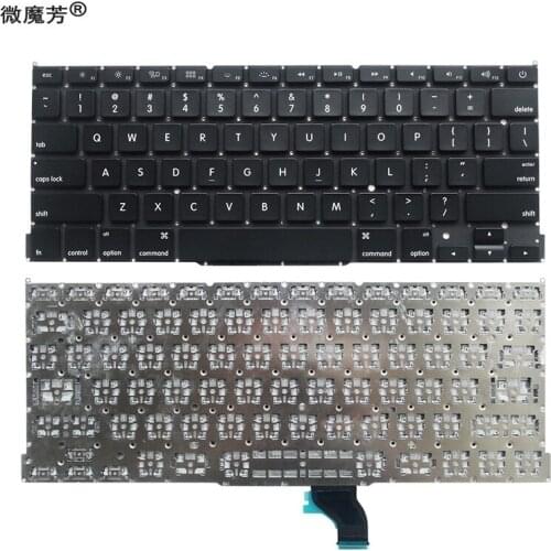 US New For Apple Macbook Pro Retina 13" A1502 Keyboard Replacement ME864 ME865 ME866 Laptop Keyboard