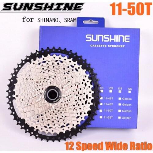 SUNSHINE MTB 12S speed cassette freewheel sprockets 11-50T mountain bike bicycle freewheel cog 50T cdg xg Ultralight reewheel