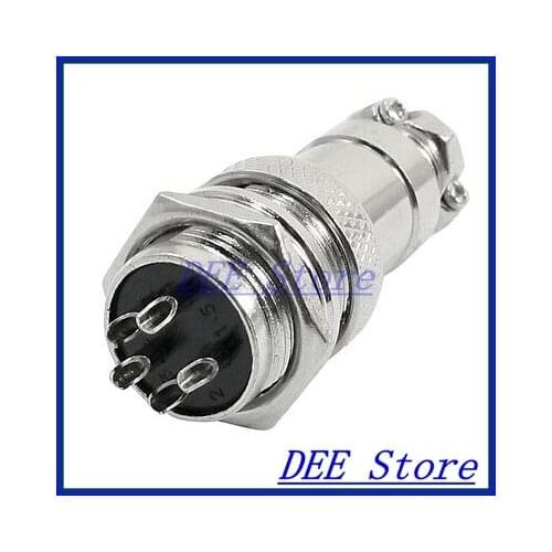 Waterproof Metal Aviation Circular Adapter Connector 5 Pin P16-5 Core