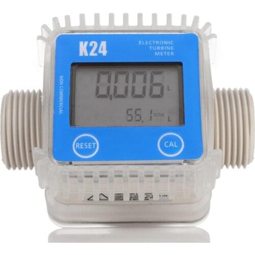 K24 High Precision Electronic Digital Flowmeter Electronic Water Meter for Diesel Kerosene Oil Urea Flowmeter