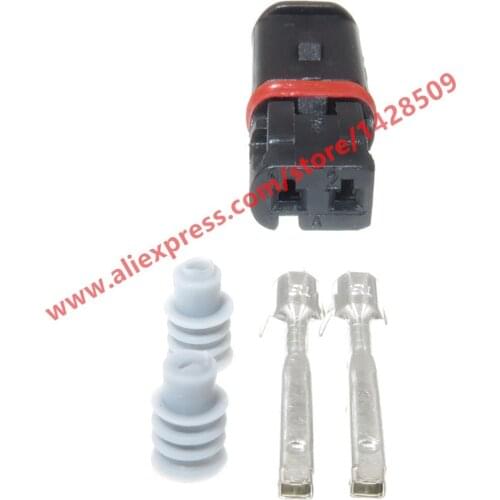 20 Sets 2 Pin Automotive Turn Signal Light Plug S1000R Door Handle Cable Female Connector Waterproof Socket For BMW