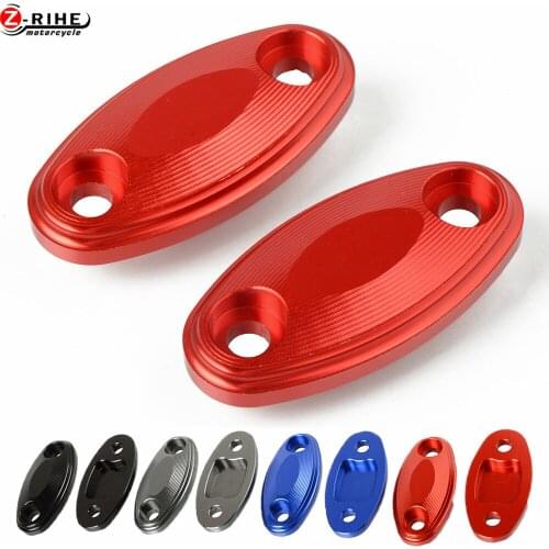1 Pair Motorcycle for CBR650F CBR 650 F 2014 2015 2016 2017-2019 Windshield Rear View Side Mirrors Bracket Hole Cap Clamp Cover
