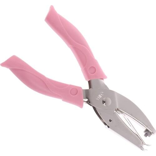 1pc 3mm Pore Diameter Punch Pliers Single Hole Puncher Hand Paper Scrapbooking Punches 1-8 Pages Paper Hole Puncher