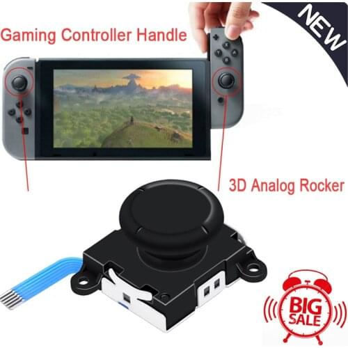 1Pc 3D Analog Sensor Stick Joystick Replacement for Nintend Switch Joycon Controller Handle Gaming Accessories consoles