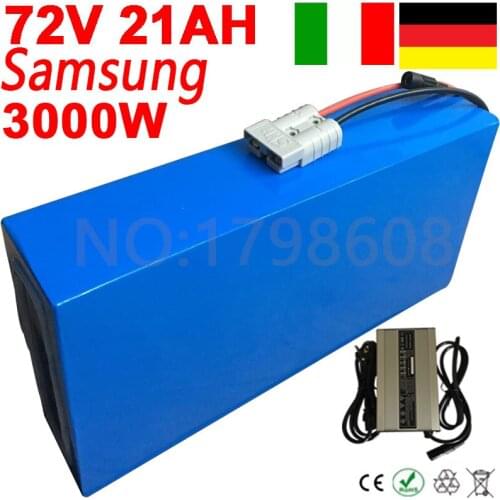 72V 30Ah 26Ah 25Ah 20Ah Lithium Battery Use Samsung Cell 72V 3000W 2000W Electric Scooter Battery 72V 30Ah Electric Bike Battery