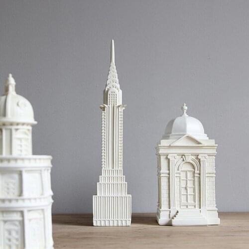 American Classic Architecture Home Decoration Ornaments Resin Crafts Ornaments Book Stalls Business Gifts Home Decor