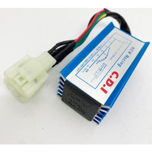 Blue Racing 6 Pin AC Ignition CDI Box For GY6 50cc 90cc 110cc 125cc 150cc Engine Chinese Moped Scooter ATV Quad Buggy