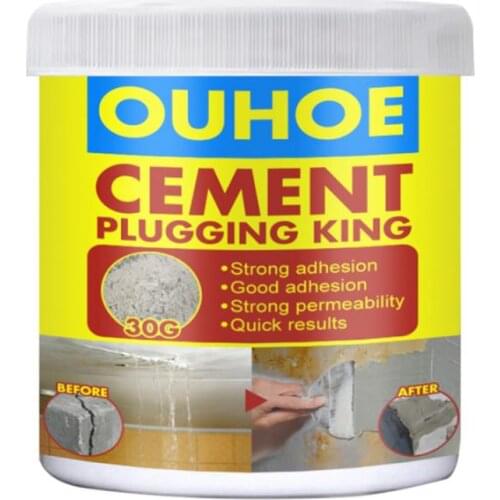 1PC New Strong Cement Plugging Sand Quick-drying Powder Household Ground Wall Glue Roof Floor Drain Leaks Cement Plugging Sand