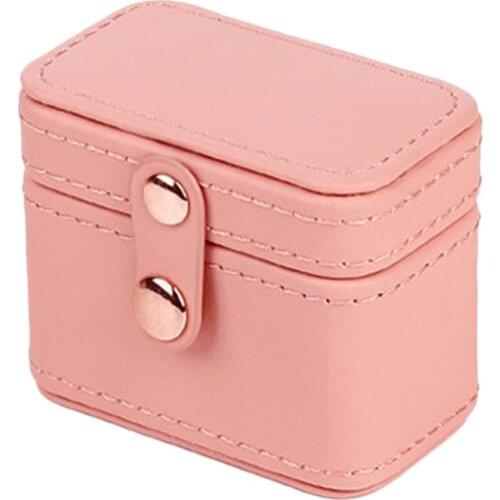 Fashion Jewelry Ring Display Case Organizer Studs Cufflinks Storage Box Travel