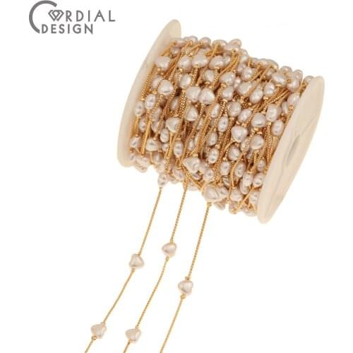 Cordial Design Chains For Necklace/Hand Made/Jewelry Accessories/Genuine Gold Plating/Jewelry Findings & Components/DIY Chains