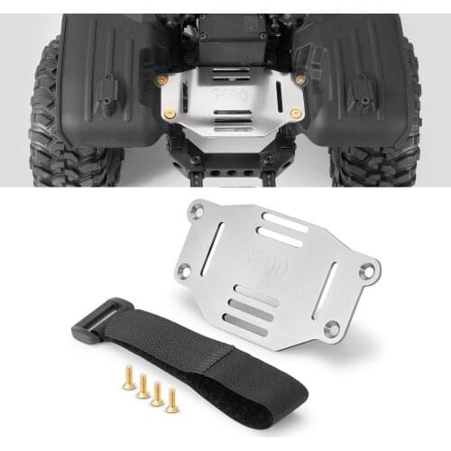 YEAHRU Metal Battery Plate Holder Expanding Board Mount Relocation w/Strap for TRAXXAS TRX4 G500 1/10 RC Rock Crawler Car Parts