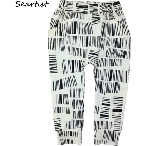 Seartist Baby Boys Girls Harem Pants Boy Girl Fashion Autumn Cotton Pants Kids Cute Long Trousers Children Leggings 0-5Yrs 30