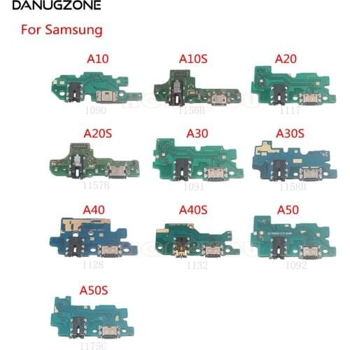 USB Charging Dock Port Socket Jack Connector Charge Board Flex Cable For Samsung A50 A50S A40 A40S A30 A30S A20 A20S A10 A10S