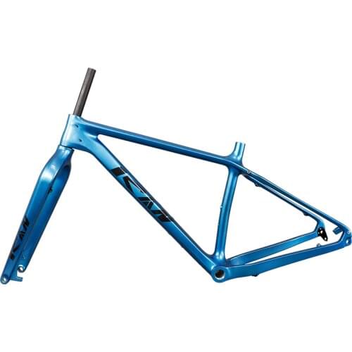 ICAN High Performance Carbon fat bike frame 26er carbon fatty bike frame Rear Space 197mm 16/18/20inch 120mm BSA