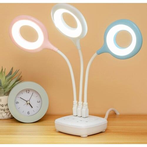 Creative eye protection USB light portable led light night market light reading ring light mobile power mini learning light