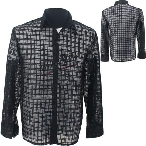 MJ MICHAEL JACKSON Lace Black Cool You Are Not Alone MTV Concert In Kuala Lumpur Black Shirt Performance Collection