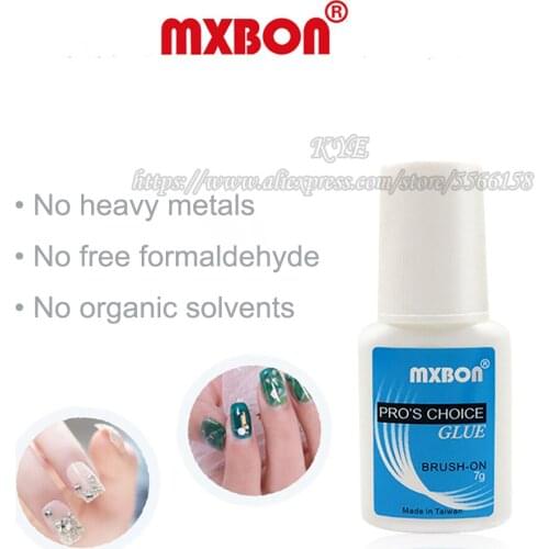 Cheap Brush-on No UV Nail Glue for Rhinestones and Acrylic Nails without Irritating Smell