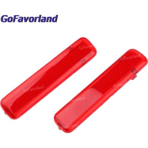 Pair Rear Left Right Door Panel Light Lens Reflector ABS 15183155 15183156 For Chevrolet Avalanche Silverado 1500 2003-2006