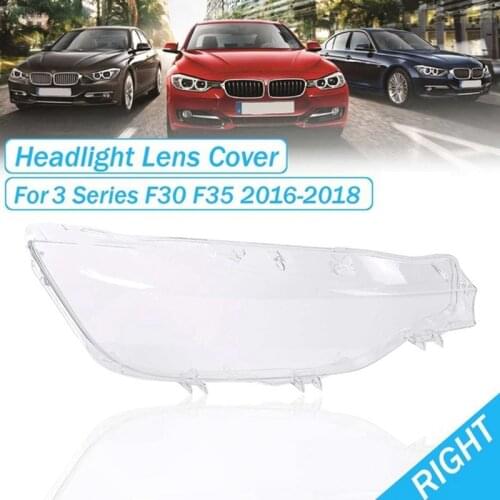 Right Front Transparent Lampshades Headlights Cover Lens Shell for-BMW 3 Series F30 F35 2016-2018 63117419630