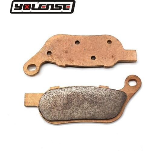 Motorcycle Rear Brake Pads fit For Harley Davidson FXDF Fat Bob 2008-2015 FXDWG Dyna Wide Glide 2008-2015 FXSB Breakout 13-15