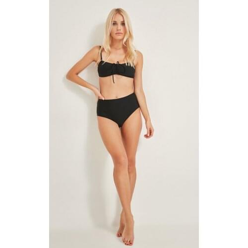 C & City Women 'S High Waist Bikini Bottom 3010 black