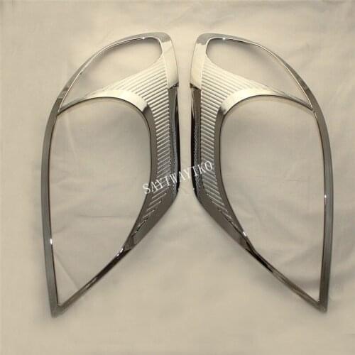 2pcs Head lamp cover car Accessories For Toyota Corolla 2001 2002 2003 ABS Chrome plated decoration